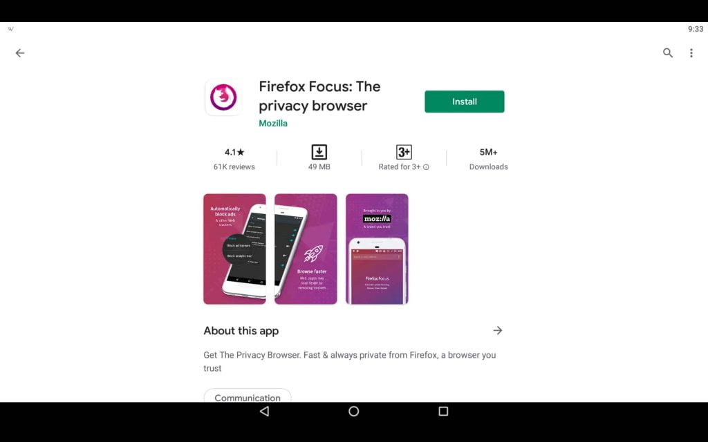 Firefox Focus For PC 2