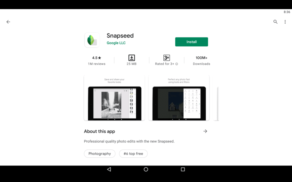 Snapseed For PC 2