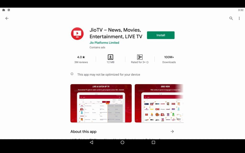 Jio TV App For PC 2
