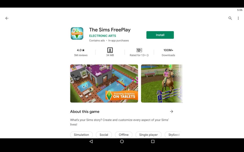 The Sims FreePlay PC 2
