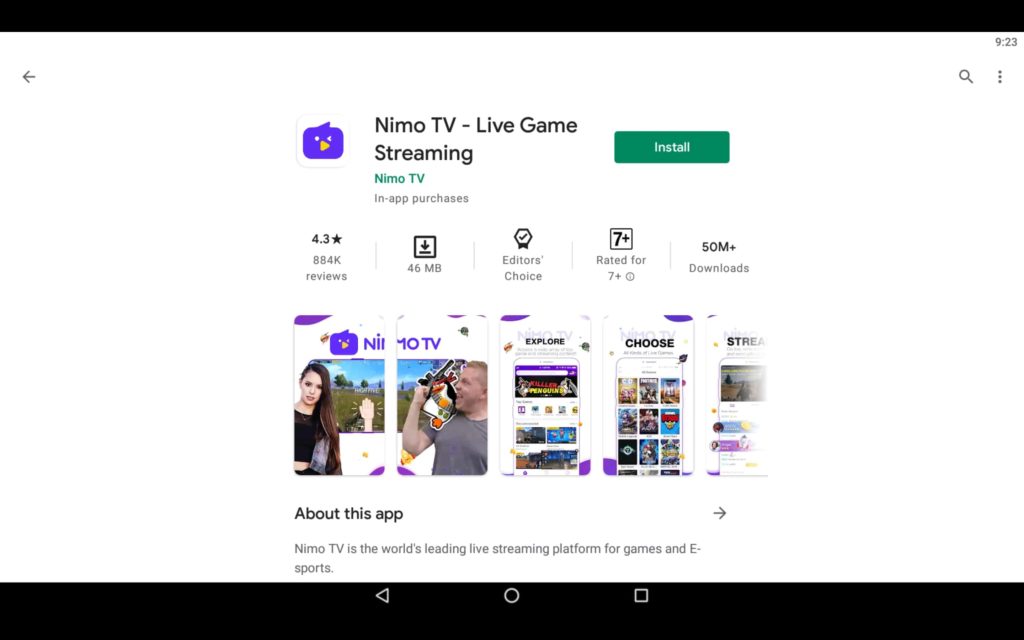 Nimo TV For PC 2