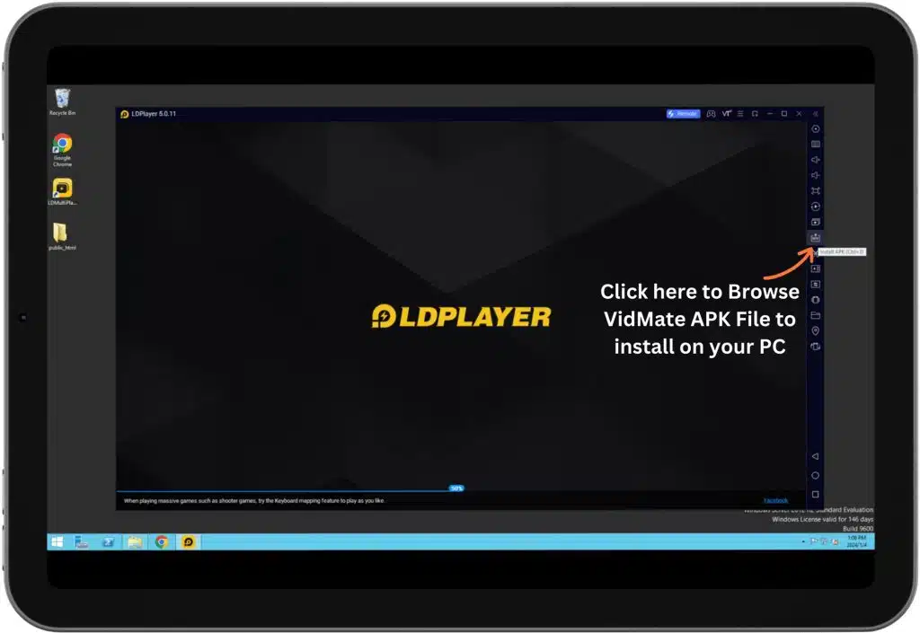 VidMate APK Installation with LDPlayer